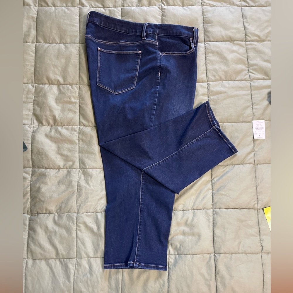 Chicos Off the Rack: Cropped denim, medium wash, size 2.5